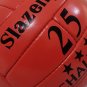 SLAZENGER 25 CHALLENGE MATCH BALL | ORANGE EMBOSS LEATHER SOCCER BALL | WC 1966