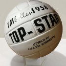 TOP STAR VM BALLOON | CLASSIC MATCH BALL | WHITE LEATHER SOCCER BALL | WC 1958
