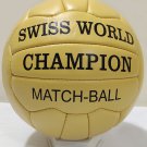 SWISS WORLD CHAMPION MATCH BALL | CLASSIC SOCCER | ANTIQUE LEATHER BALL | WC1954