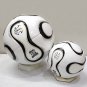 Adidas Teamgeist Pack of 2 | World Cup Soccer Ball 2006 Germany | Size 5 with size 1 free gift
