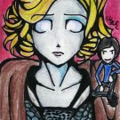 Bates Motel Mansion Psycho Norma Japan Anime Art Original Sketch Card Drawing ACEO PSC 1/1 by Maia