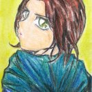 Star Wars Rogue One Jyn Erso Japanese Anime Art Original Sketch Card Drawing ACEO PSC 1/1 by Maia