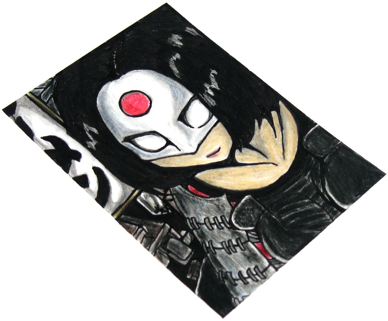DC Comics Katana Villain Japan Anime Art Original Sketch Card Drawing
