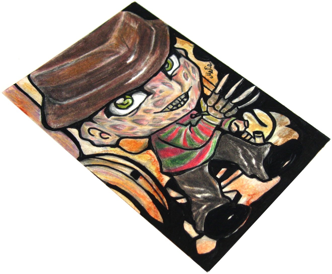 Original Concept Art Maiyuri Japanese Anime Original Sketch Card