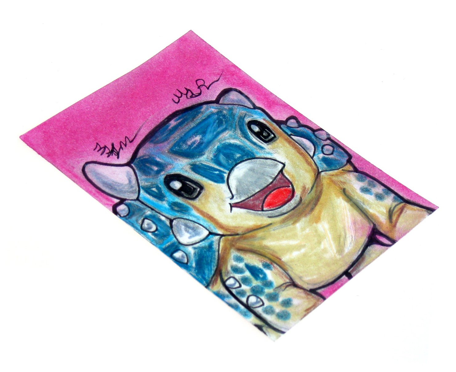 Jurassic World Camp Cretaceous Bumpy Dinosaur Japanese Anime Art Sketch