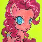 My Little Pony Pinkie Pie Original Anime Art Sketch Card Drawing ACEO PSC 1/1 Maia