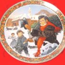 1983 Oh Christmas Tree Royal Windsor plate Jack Woodson Victorian scene 2nd edition, box