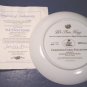 1989 We Three Kings Royal Windsor Christmas plate 8th edition Jack Woodson, box
