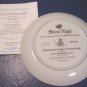 1991 Silent Night Christmas plate Royal Windsor Jack Woodson porcelain china, box