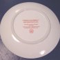 1991 Perfect Harmony Avon Christmas plate children carolers porcelain china 22K gold trim, box