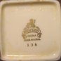 Pickard china painted floral pattern gold overlay porcelain dish ash tray ashtray bowl