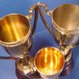 Bakelite Brass 3 trophies Sumner County Fair Best Livestock Exhibit 1954, 56, 57 loving cup