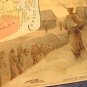 Arbuckle Ariosa Coffee trade card 1889 advertising antique Victorian Siberia map guards convicts