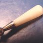 Sterling silver antique Victorian button hook mother of pearl handle glove buttonhook