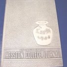1944 Hesston College Journal The Lark yearbook college and Bible school Kansas Ks. Mennonite