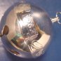 1982 Wallace Silversmiths sleigh bell Christmas skates silver ornament 12th annual silverplate