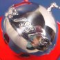 1991 Wallace silver Silversmiths Poinsettia silverplate Christmas ornament sleigh bell 21st annual