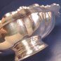 Wallace Baroque silverplate vegetable serving bowl round footed # 201 silver hollowware dish