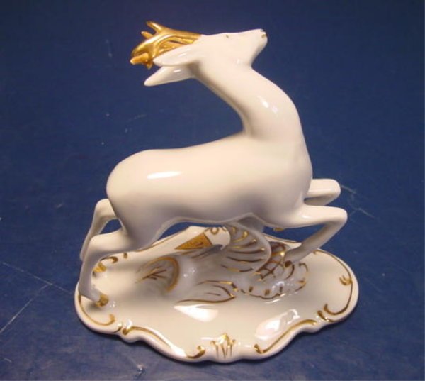 royal dux deer figurine