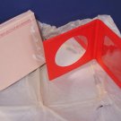 1987 Avon purse reflections mirror and photo frame, red fold-up unused in box vintage