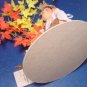 Annalee Doll Society Logo vintage 1995 kid goin fishin Huck Finn boy fishing pole felt Mobilitee
