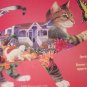 Frisky's backyard cat shape jigsaw and butterfly puzzle Mary Ann Lasher 800 piece box not opened