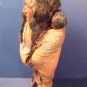 Skookum Indian Native American early doll 11 inch man or woman baby papoose blanket beads