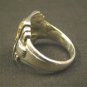 Vintage sterling silver 10K gold Christopher Columbus ring Conquistador man size 8.5