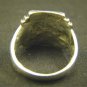 Vintage sterling silver 10K gold Christopher Columbus ring Conquistador man size 8.5