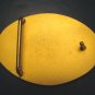 Eagle belt buckle shield banner arrows brass with plastic box, never worn