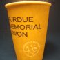 Purdue Memorial Union University official seal 8 vintage waxed paper cold drink cups Lily-Tulip Co.