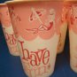 Have Fun pink vintage 10 waxed paper cold drink cups Amusement Design Lily-Tulip 4 &Acirc;&frac12; inch #1257