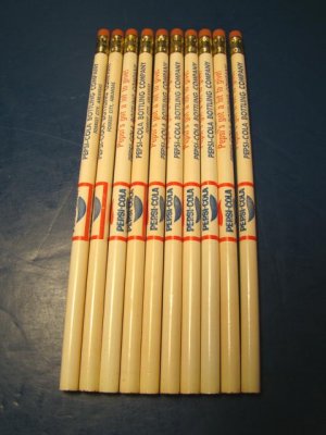 Pepsi-Cola pencils 10 soda advertising vintage You&acirc;��ve Got a Lot to Live Forrest City Ark. lead