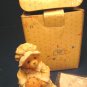 Cherished Teddies Patience Happiness is Homemade figurine bear pilgrim with pie 1994 Enesco 617105