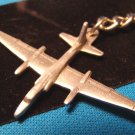 Pewter U-2 USAF CIA spy surveillance plane keychain military airplane aircraft Sparta key ring