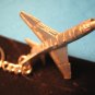 Pewter A-7 Corsair subsonic jet fighter keychain military airplane Sparta aircraft plane key ring
