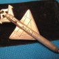 Pewter MIG-21 Russian jet fighter keychain military airplane aircraft aviation Sparta key ring