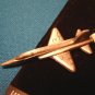 Pewter T-38 Talon supersonic jet trainer USAF airplane keychain military aircraft Sparta key ring
