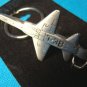 Pewter T-38 Talon supersonic jet trainer USAF airplane keychain military aircraft Sparta key ring