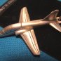 Pewter T-45 Goshawk jet trainer airplane keychain USN aircraft military aviation keyring
