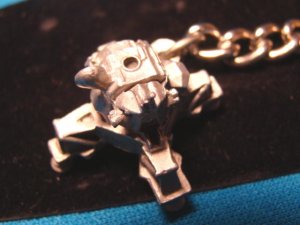 Pewter Lunar Lander moon landing space vehicle keychain NASA aviation spacecraft handcrafted keyring