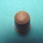 Sterling Silver Thimble star pattern vintage seamstress sewing size number nine 9