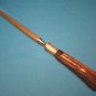 Cutlery knife sharpening steel stag horn bakelite plastic handle sterling silver silverplate band