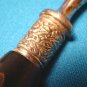Cutlery knife sharpening steel stag horn bakelite plastic handle sterling silver silverplate band