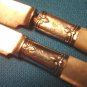 Sterling silver mother of pearl Landers Frary Clark knife 2 antique butter fruit knives Aetna Works