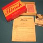 1938 Flinch playing card game Parker Brothers 150 cards instructions rules box, by A. J. Patterson