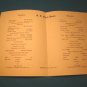 Grace Line S. S. SS Santa Paula 1951 ocean liner cruise breakfast menu vintage nautical ship boat