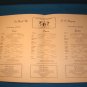 Moore-McCormack Lines SS Uruguay 1951 ocean liner cruise dinner menu ship Ada Peacock Gaucho