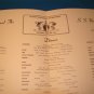 Moore-McCormack Lines SS Uruguay 1951 ocean liner cruise dinner menu ship Ada Peacock Gaucho