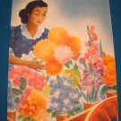 June 1951 ship dinner menu flower cart SS Uruguay Moore-McCormack Lines ocean liner cruise Trinidad